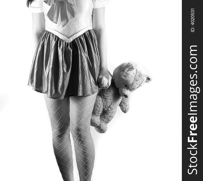 Girl With Tedy Bear