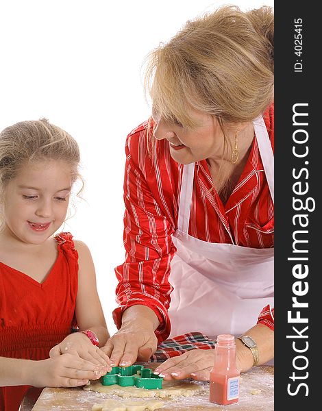 Decorating cookies together