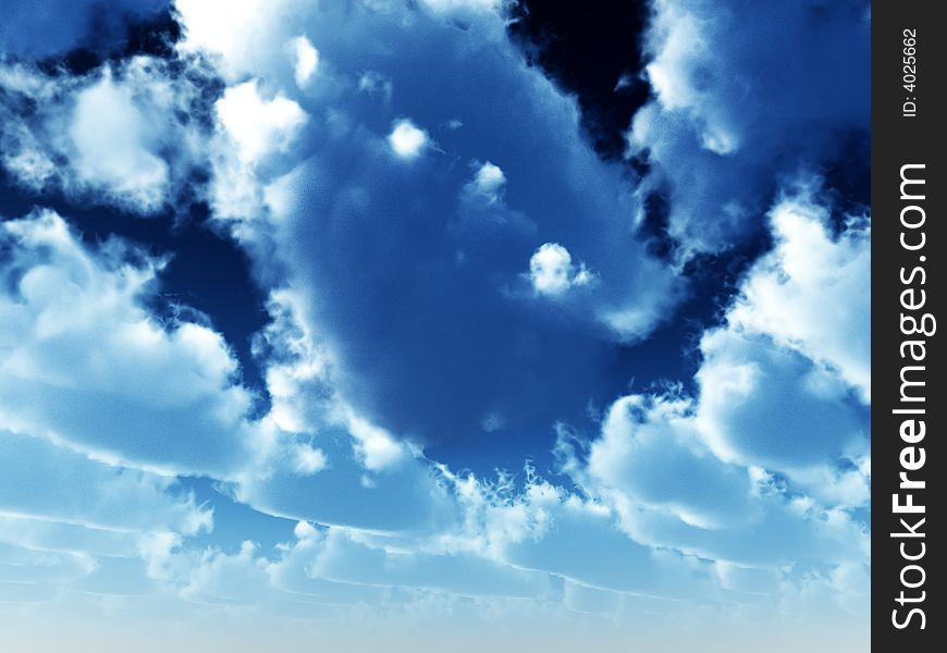 An background image of some clouds in a sunny daytime sky. An background image of some clouds in a sunny daytime sky.