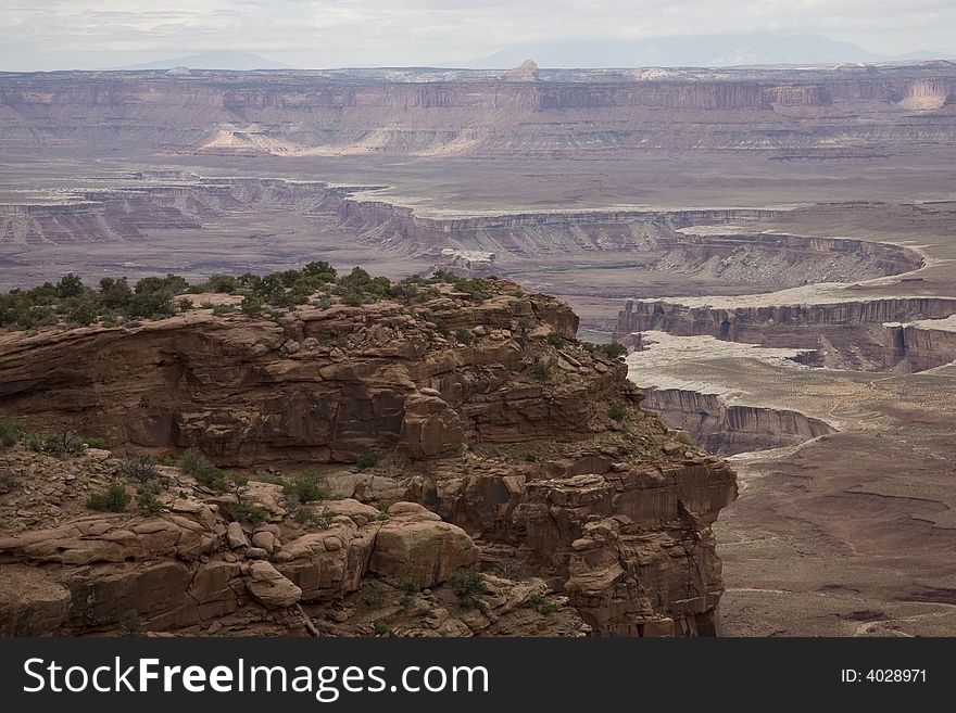 View from Buck Canyon Overlook, Canyonlands National Park in Utah, USA. View from Buck Canyon Overlook, Canyonlands National Park in Utah, USA