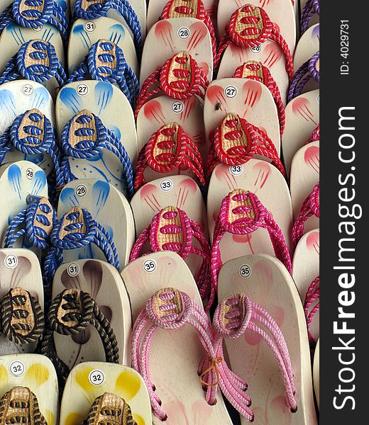 Patterns of Sandals sold in Malaysia