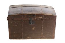 Old Vintage Wooden Chest Royalty Free Stock Photo Old Vintage Wooden Chest Royalty Free Stock Photo