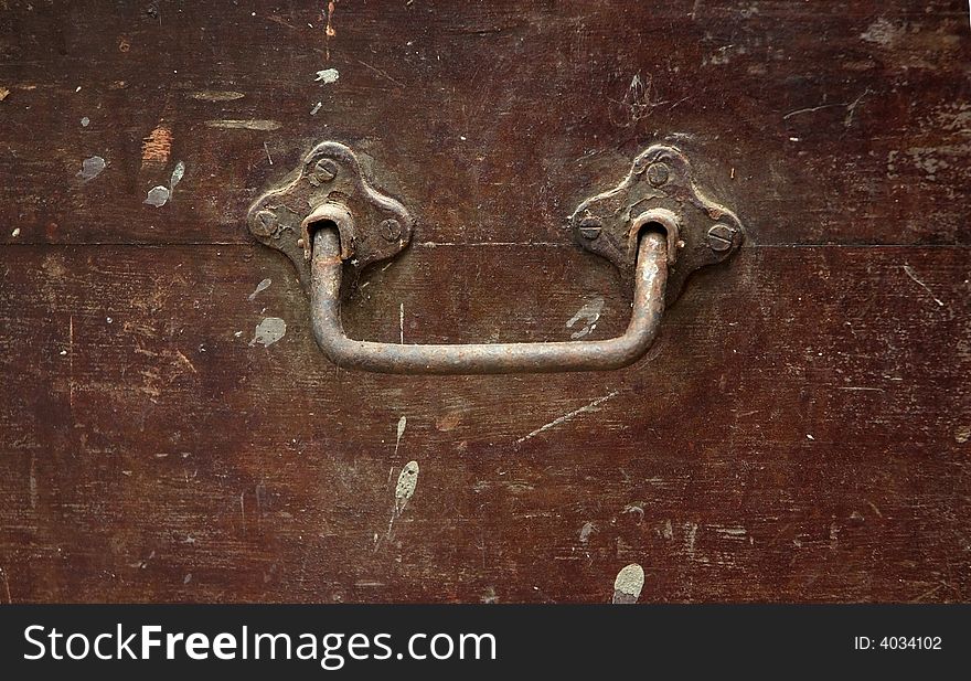 Old Vintage Wooden Chest