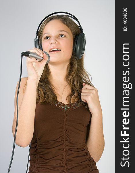 Young Girl Singing