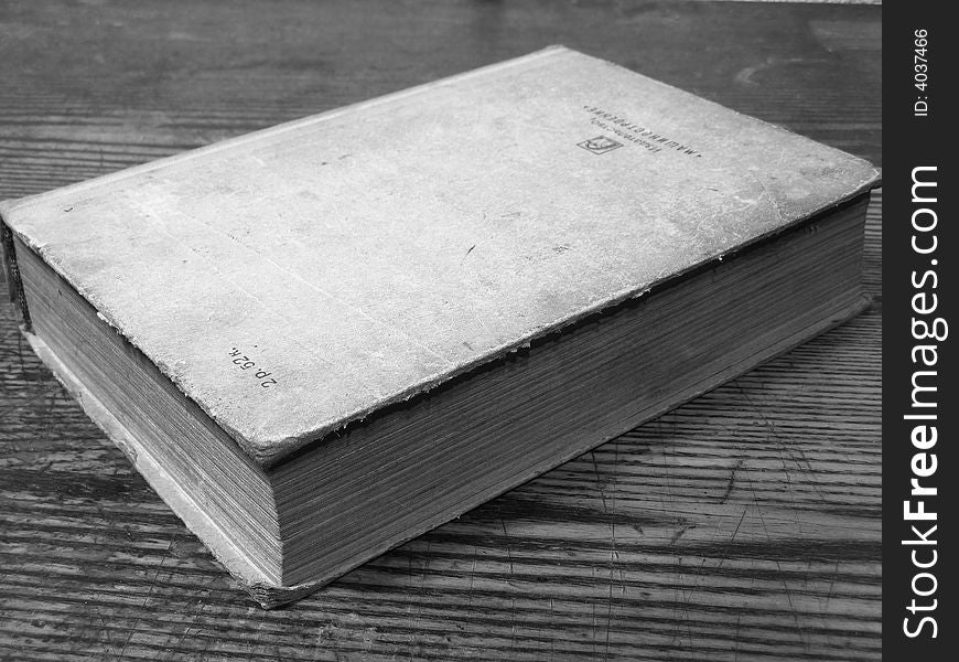 Photo of an old book