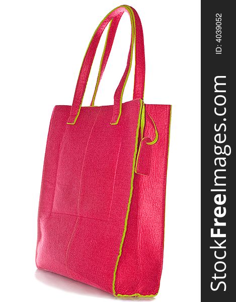 Pink handbag