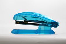 Blue Stapler Royalty Free Stock Image