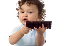 Child With Chocolate. Stock Photography Child With Chocolate. Stock Photography