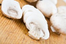 Sliced Mushrooms Royalty Free Stock Photos Sliced Mushrooms Royalty Free Stock Photos
