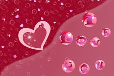 Love Bubbles Royalty Free Stock Photography