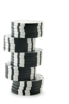Black Casino Chips Royalty Free Stock Image Black Casino Chips Royalty Free Stock Image