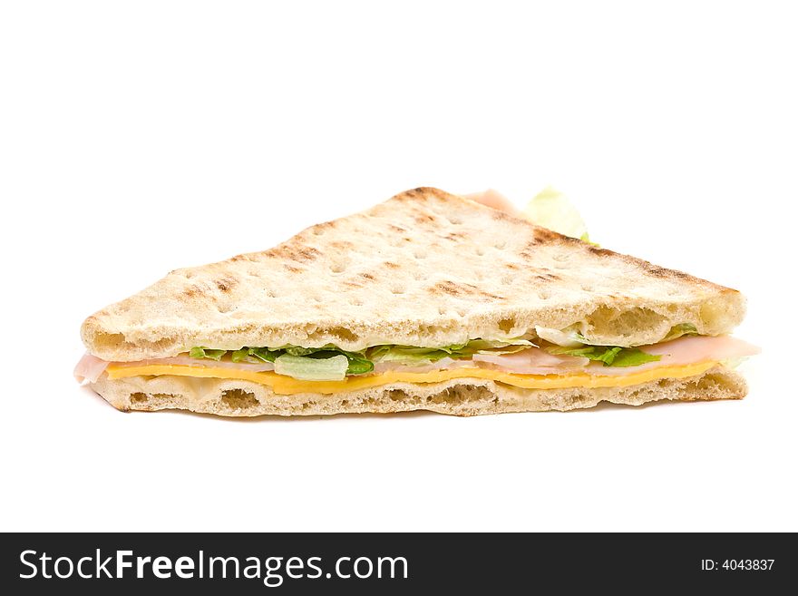 Ham and cheese sandwich