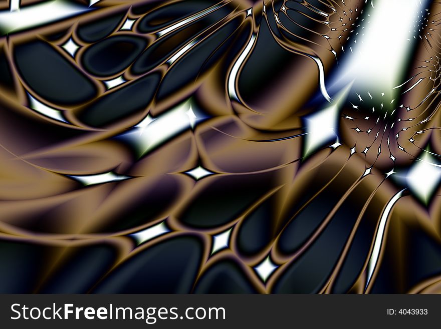 Abstract Image of a digital background illustration