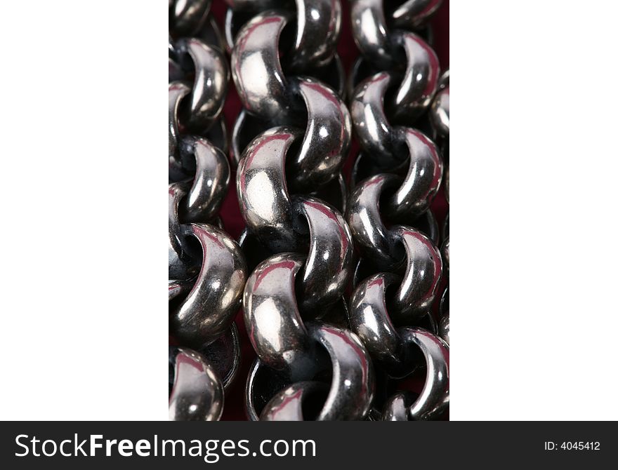Metal art background from chain. Metal art background from chain