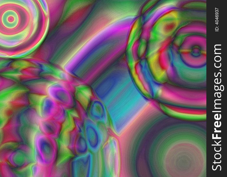 A computer generated fractal illustraiton. Colorful patterns. A computer generated fractal illustraiton. Colorful patterns.