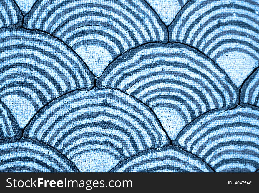 Abstract background with curves in blue tones. Abstract background with curves in blue tones