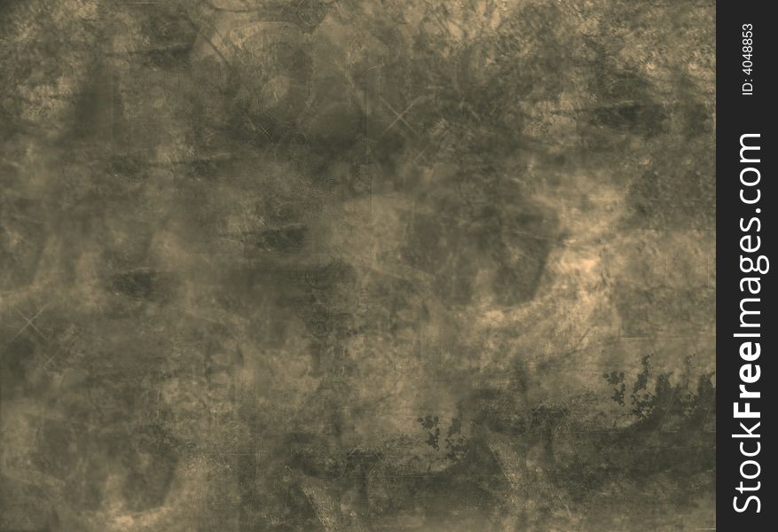 Grunge texture with dark green and yellow colours.