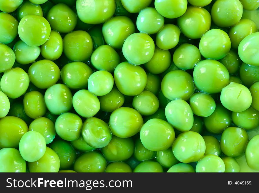 Green Peas Background