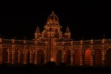 Mysore Palace In Dark-VIII Stock Image