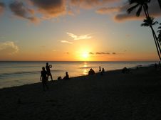 Sea And Sunset Royalty Free Stock Photos Sea And Sunset Royalty Free Stock Photos