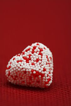 A Valentine Heart Candy Stock Photo A Valentine Heart Candy Stock Photo