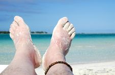 Sandy Feet Stock Images Sandy Feet Stock Images