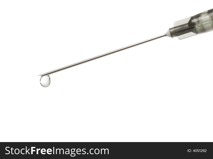 Syringe Needle With Drop