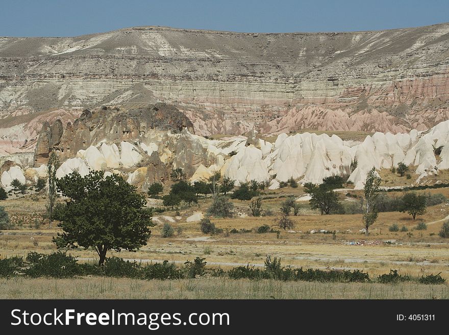 Geomorphologic forms in capadoccia, Turkey. Geomorphologic forms in capadoccia, Turkey.