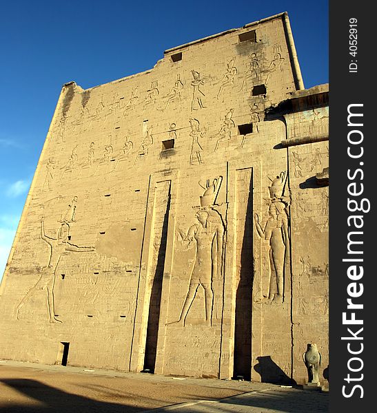 Entrance To Edfu Temple