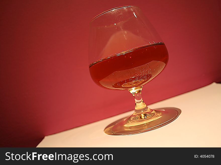 Whisky On Ballon Glass