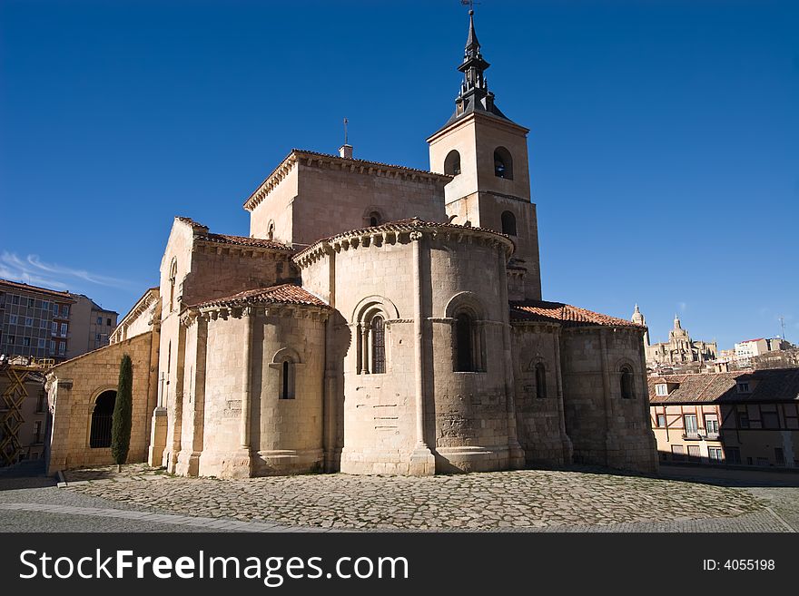 Small church in the historical Spanish city of Segovia. Small church in the historical Spanish city of Segovia