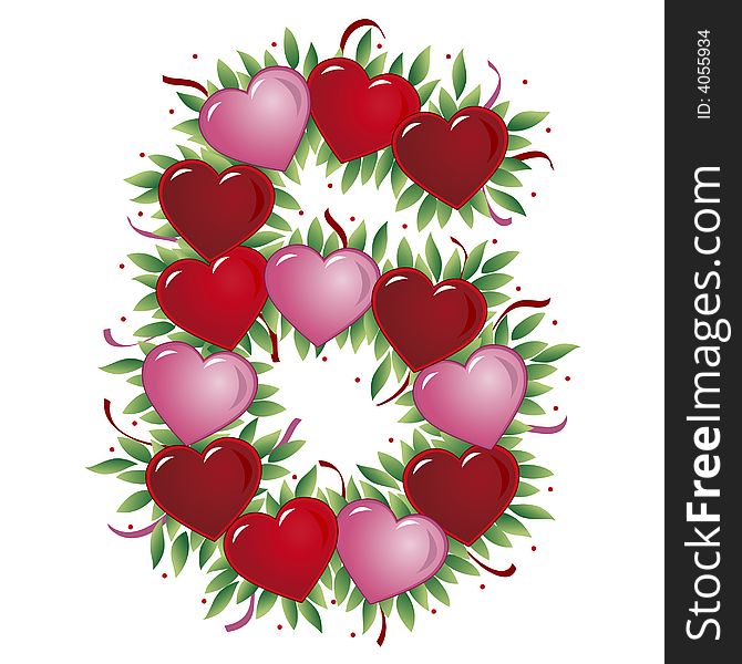 Number 6 - Valentine S Heart