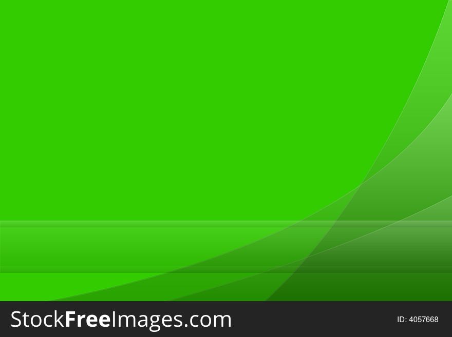 Illustration of a green background with copy space