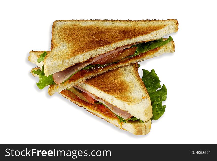 Sandwich isolated on white background