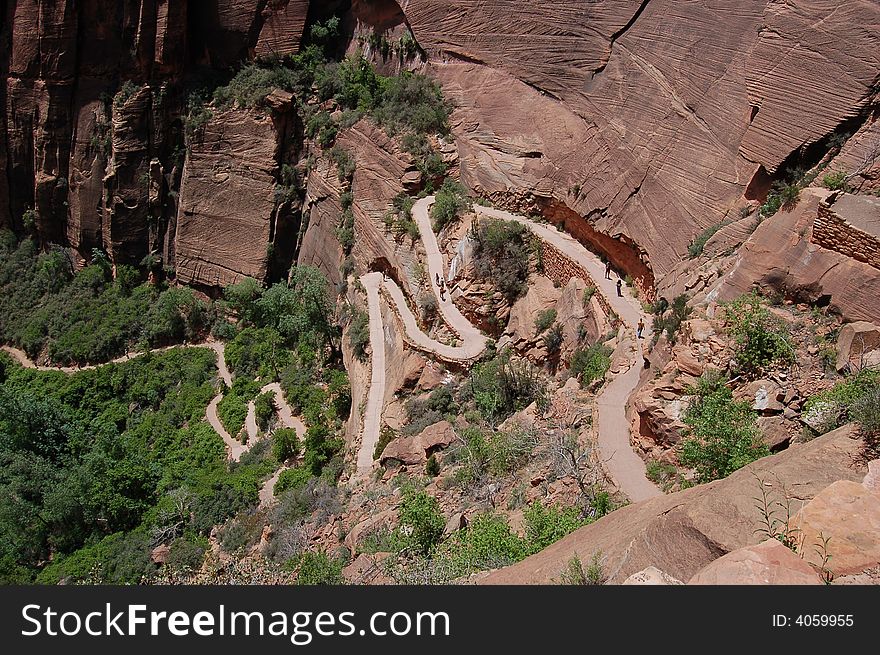 Bends in Zion National Park, USA