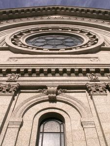 Round Church Window And Arch Stock Photography Round Church Window And Arch Stock Photography