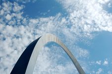 St. Louis Arch In Missouri Stock Photo