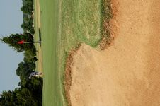 Sand Trap Royalty Free Stock Photography