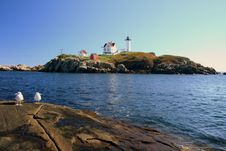 Nubble Lighthouse Royalty Free Stock Photography