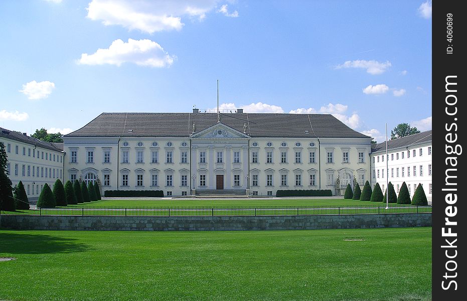 Bellevue Castle and Palace in Berlin. Bellevue Castle and Palace in Berlin