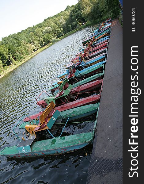 Boats in the park