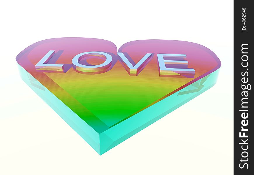An image of a heart symbol, with the word love on it. It would be good for romantic concepts and Valentines day. An image of a heart symbol, with the word love on it. It would be good for romantic concepts and Valentines day.