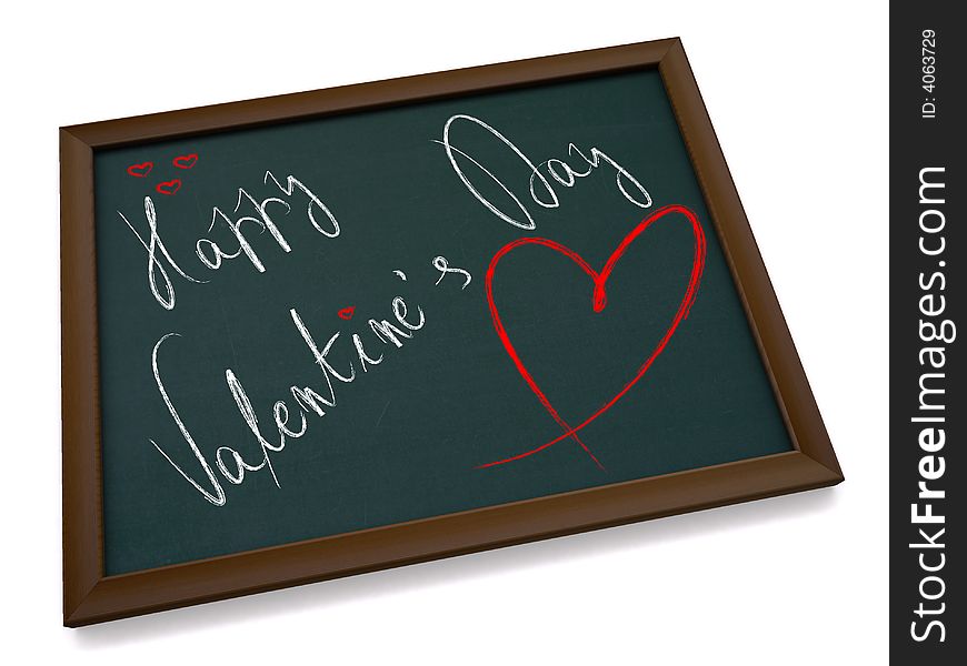 Valentine S Chalkboard