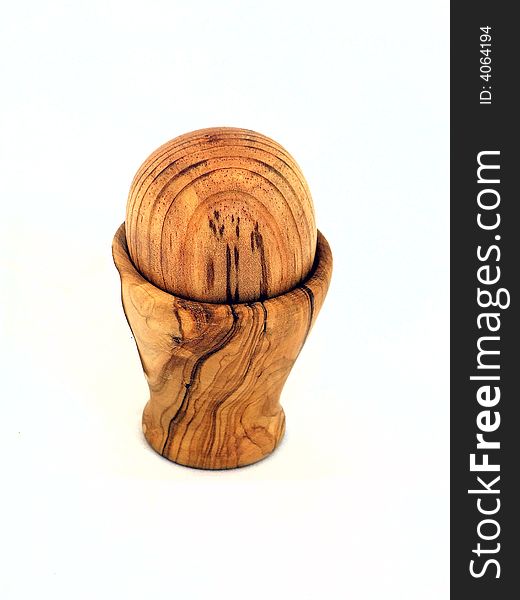 Vase wooden