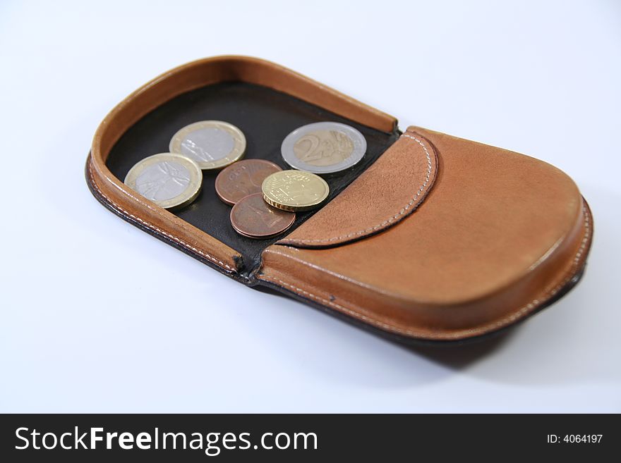 A money box isolated on a background