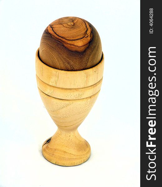 Decorative vase is made from tree. Decorative vase is made from tree