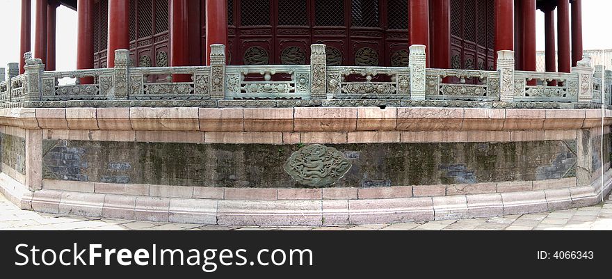 The Groundwork of The DaZheng Hall in Shenyang Imperial Palace