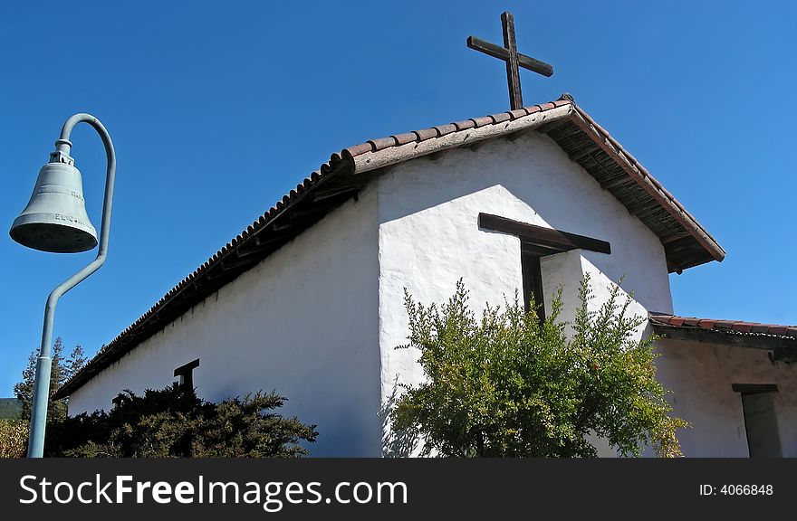 The historic old Spanish mission, Sonoma, California. The historic old Spanish mission, Sonoma, California.