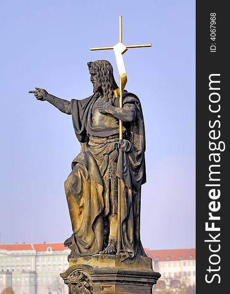 Czech Republic, Prague: St Charles Statues