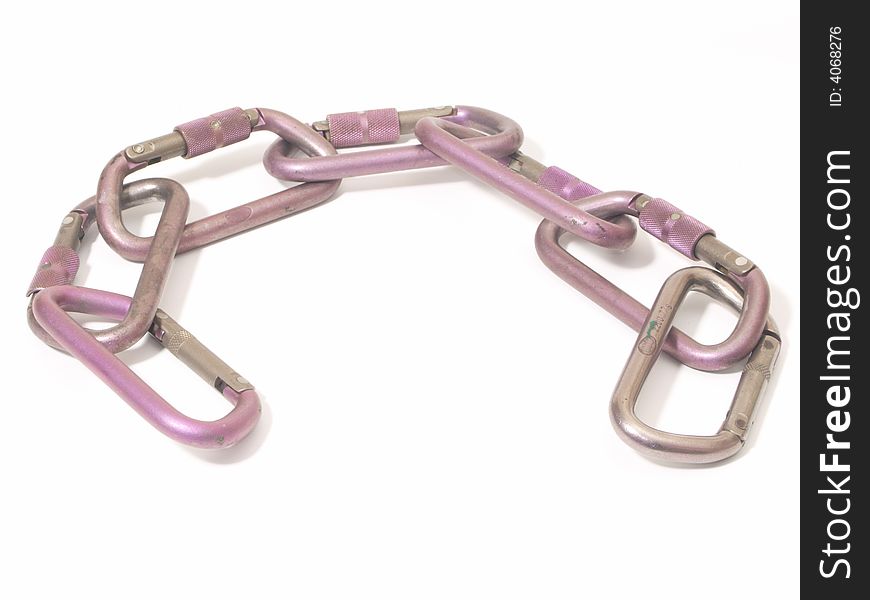 Chain Of Climber Carabiner